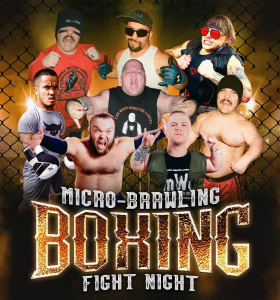 midget boxing flyer live